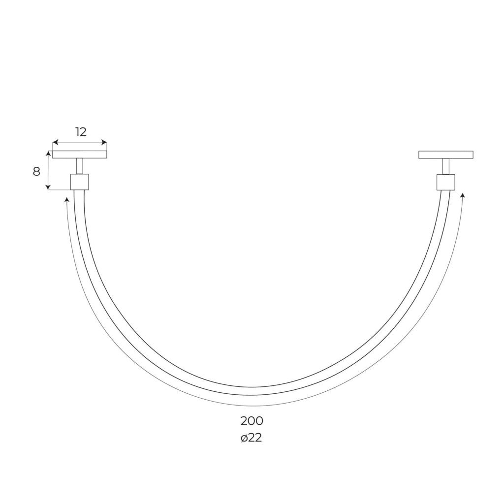 Lampada magnetica bianca Zigbee 20W 1404lm 2700-5000K Maxlight