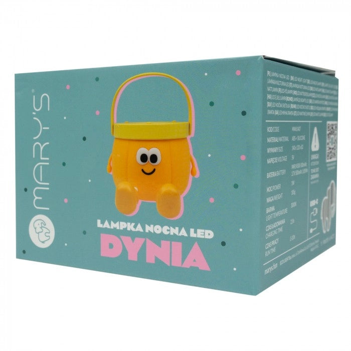 Mary's Lampada Notturna LED Zucca Arancione Wireless 1W