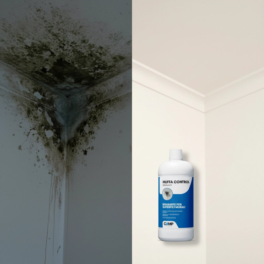 Muffa control risanante trattamento per superfici interne ed esterne 1 lt
