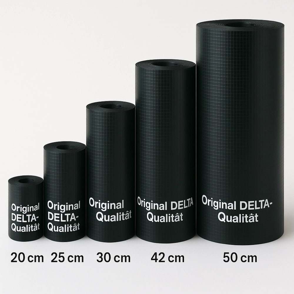 Tagliamuro delta dpc barriera antiumidità antisdrucciolo murature rotolo 25 m *** larghezza 30 cm, confezione 1