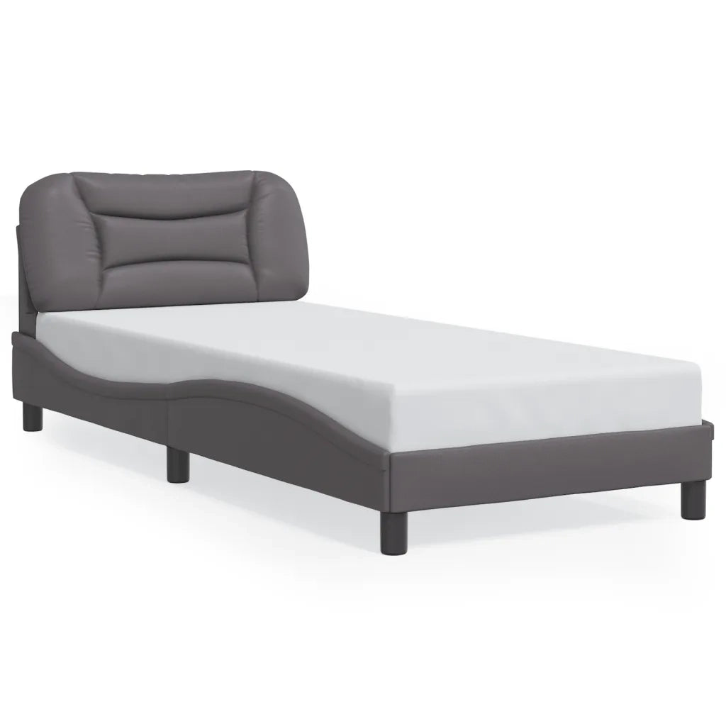 Giroletto con LED senza Materasso Hvar Grigio 90x190 cm