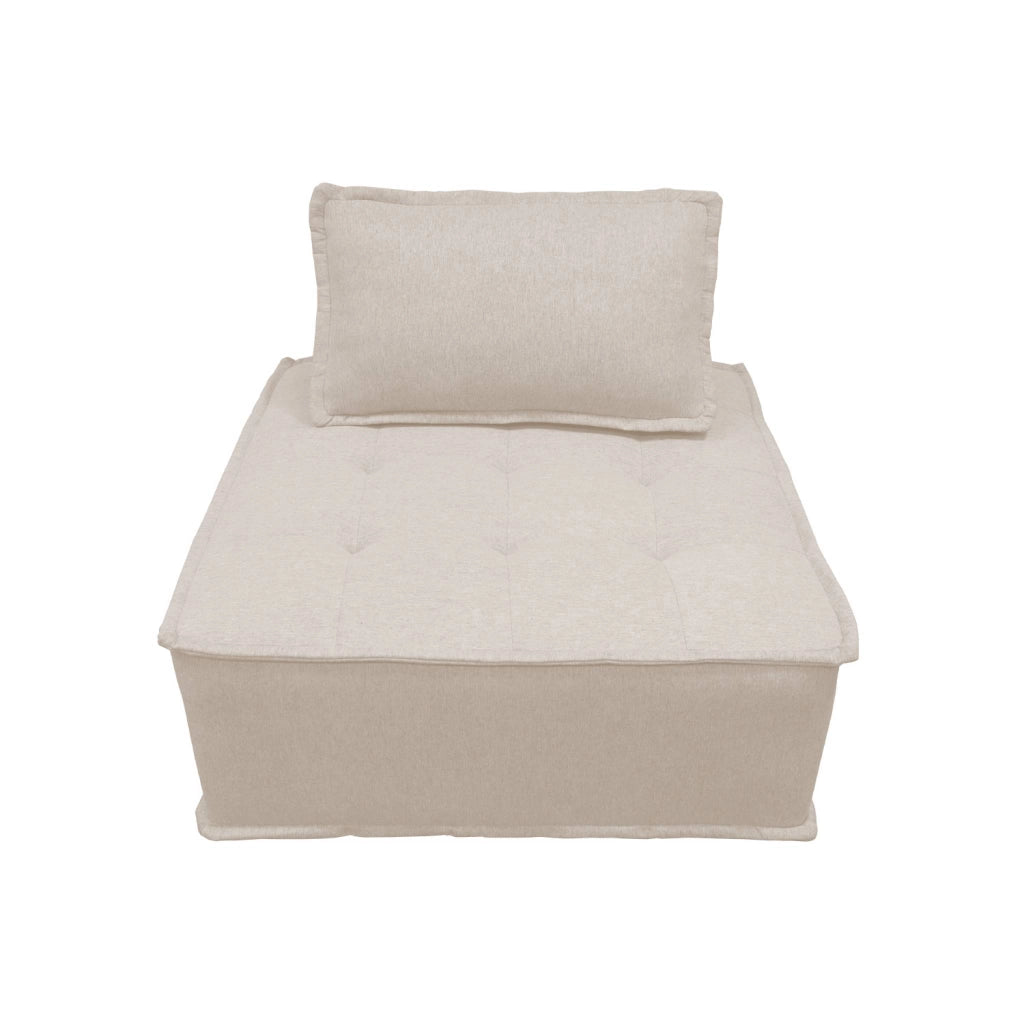 Modulo per divano modulare, 1 posto, crema