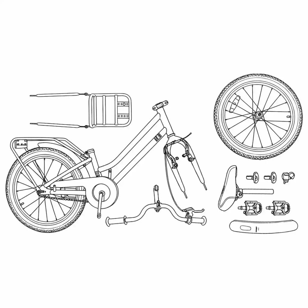 Bicicletta per Bambini 22 Pollici per bambini dai 7 ai 12 anni 42009294