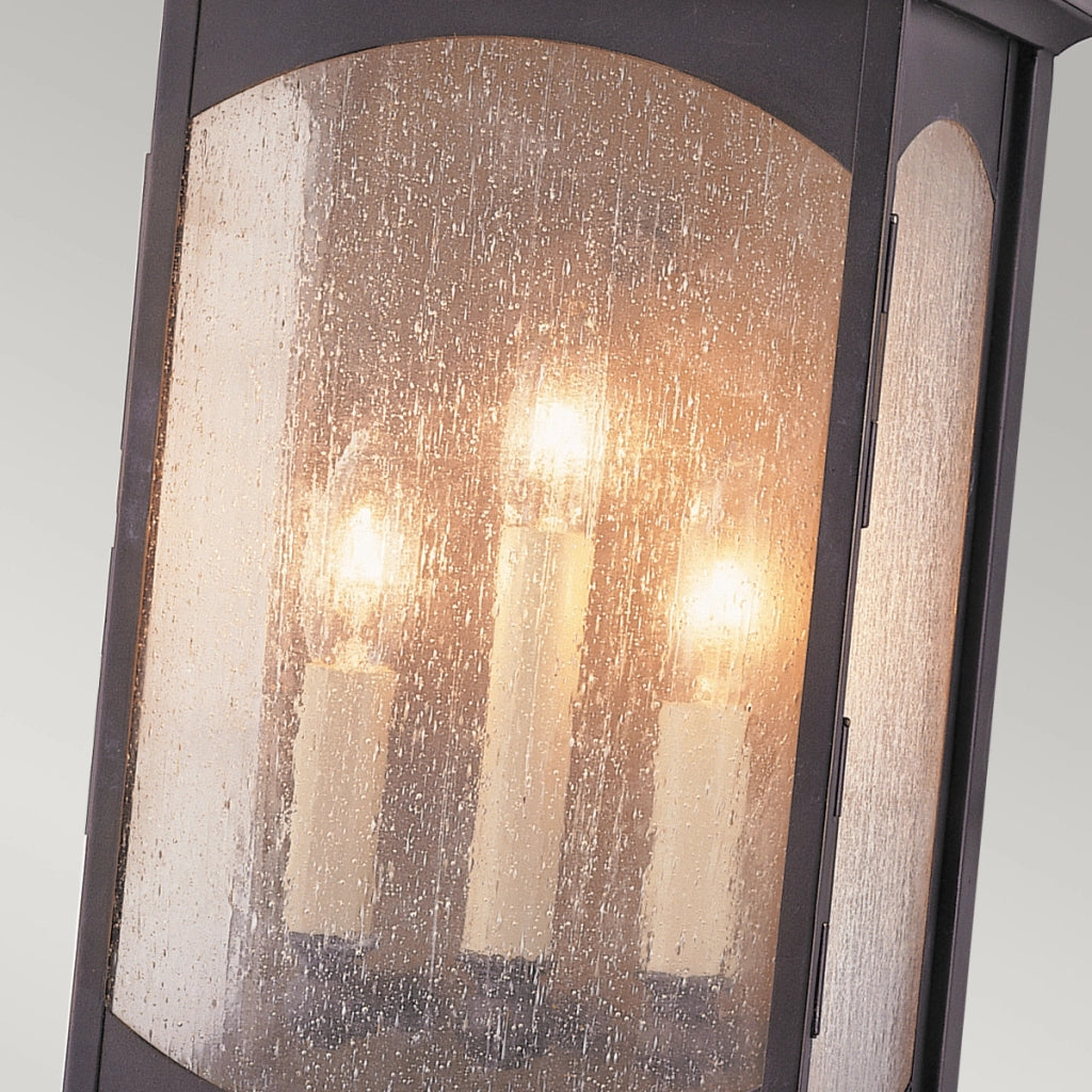 Applique esterno Market Square bronzo E14 3 luci IP44