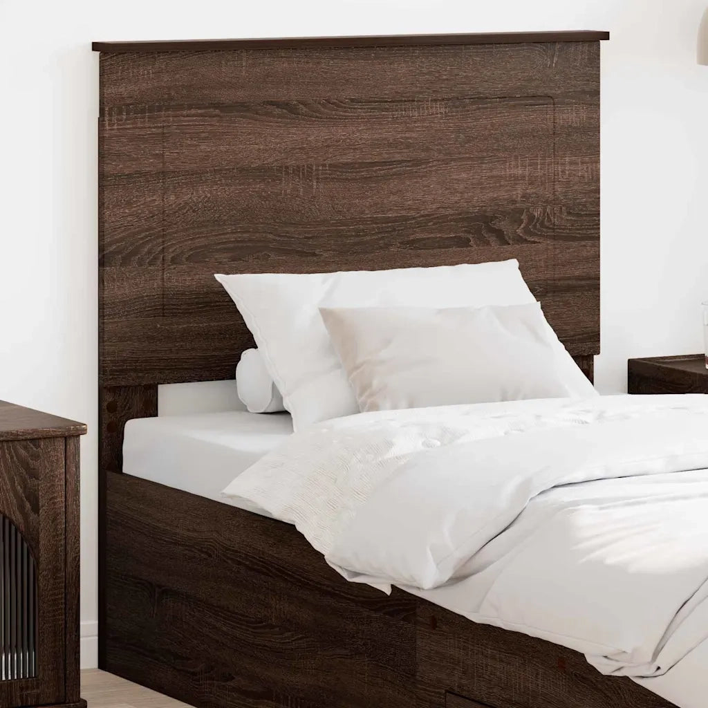 Testiera-Testata-Testiera Decorativa Rovere Marrone 75 cm Legno multistrato 838962