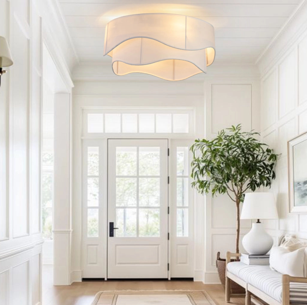 Ventilatore da soffitto con luce, 6 velocit¨¤ e controllo Bluetooth oro e bianco