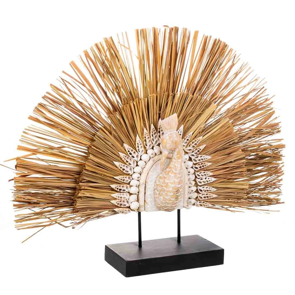 Figura pavone 64x12x53h