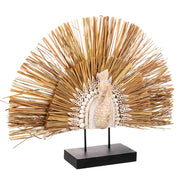 Figura pavone 64x12x53h