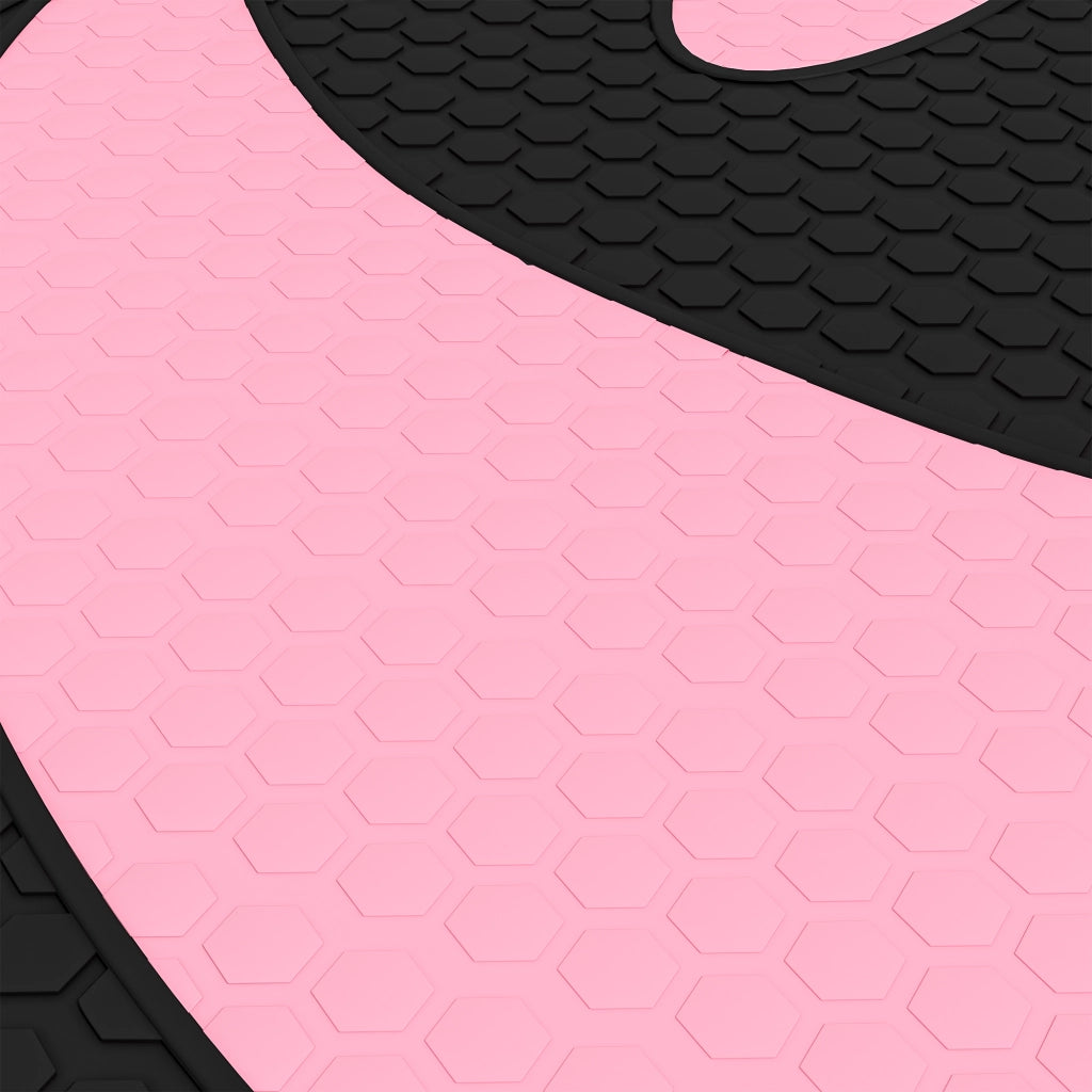Stepper fitness ¨C Minimal ¨C 80x31x20 cm nero rosa chiaro
