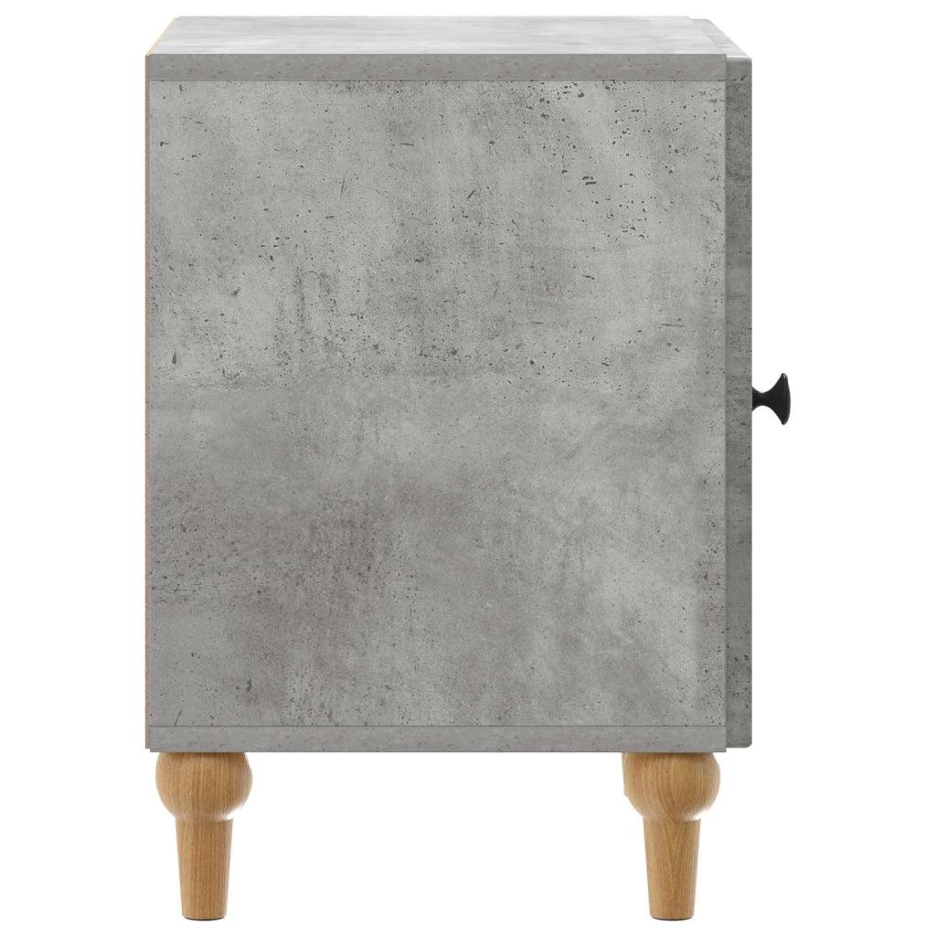 Armadio da Notte Grigio Cemento 43 x 34,5 x 50 cm 894111
