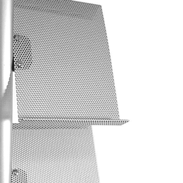 Porta depliant 9 ripiani inclinabili - Ripiani in Plexi