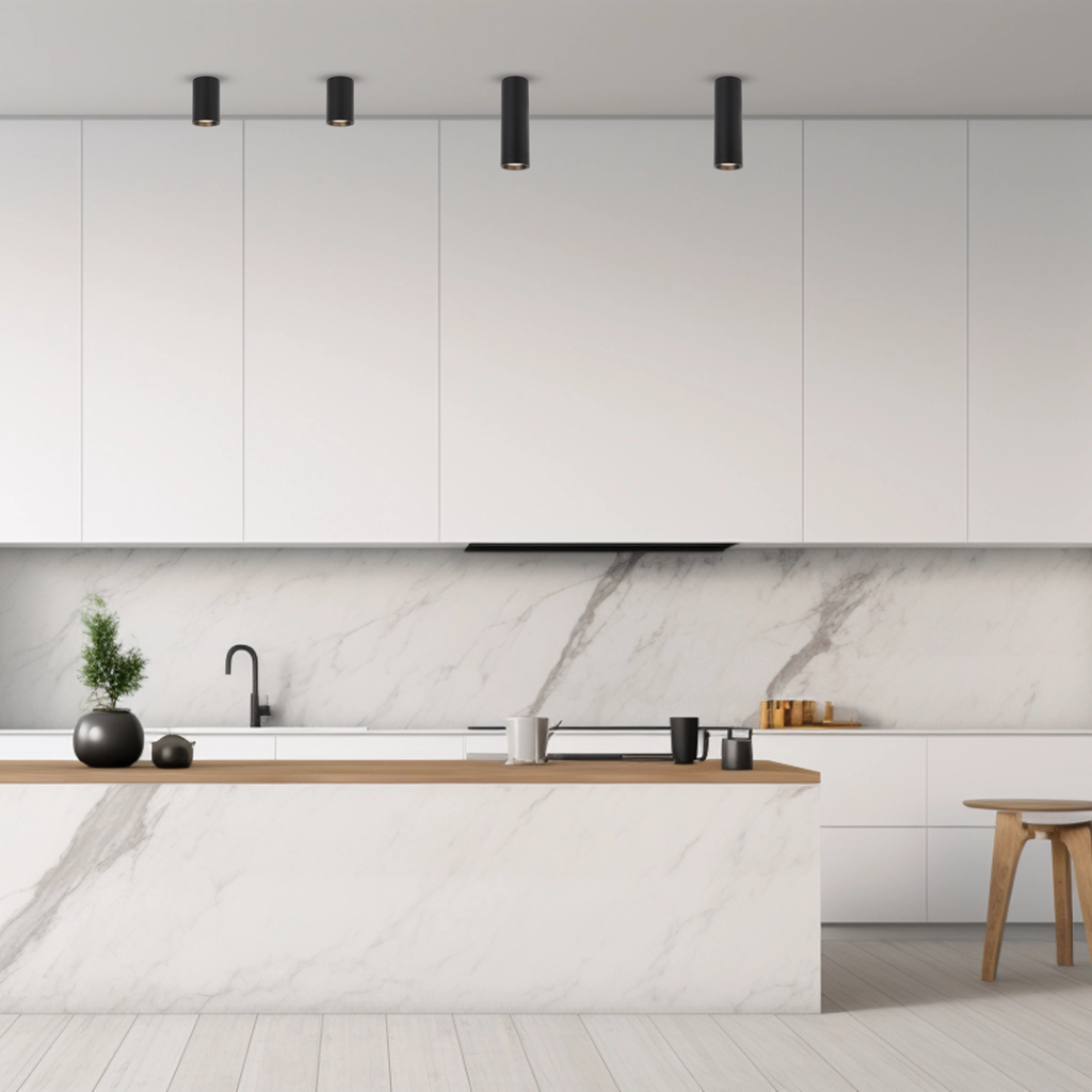Spot soffitto nero tondo 10cm GU10 8W Genesis Milagro