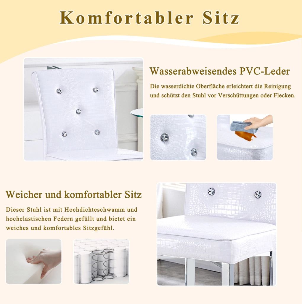 SGABELLO DA BAR Set da 2 pezzi in PVC