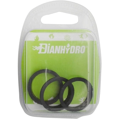 3 PZ GUARNIZIONI CONICHE NERE BLISTER- pz.3 - Diam. mm 25- FAIDF- pezzi 1