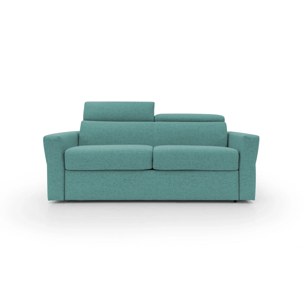Avalon Divano letto con materasso H18 220 cm (mat. 160x197 cm) antracite