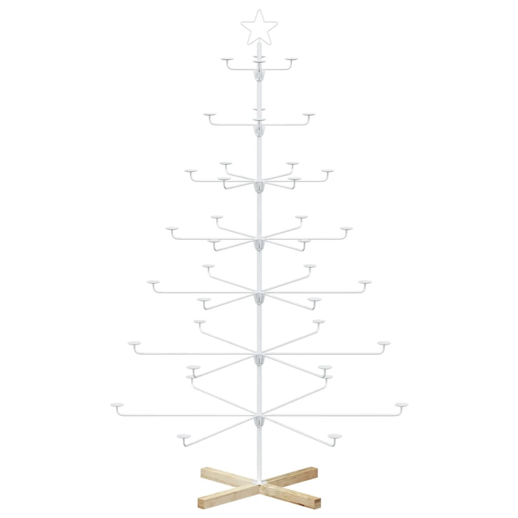 Albero di Natale in Metallo con Supporto KUOPIO 180 cm Acciaio 42053917