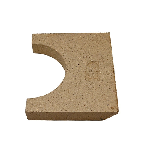 REFRATTARIO E3 PER KARINA- L. 17 x P. 8/14,5 x H 2,5 cm- pezzi 1