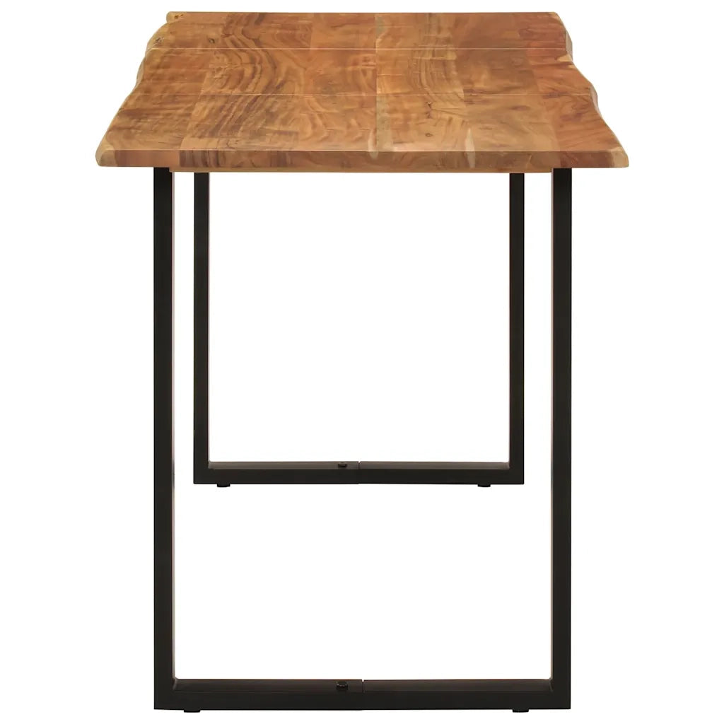 Tavolo da Pranzo 140x70x76 cm in Legno Massello di Acacia 286474