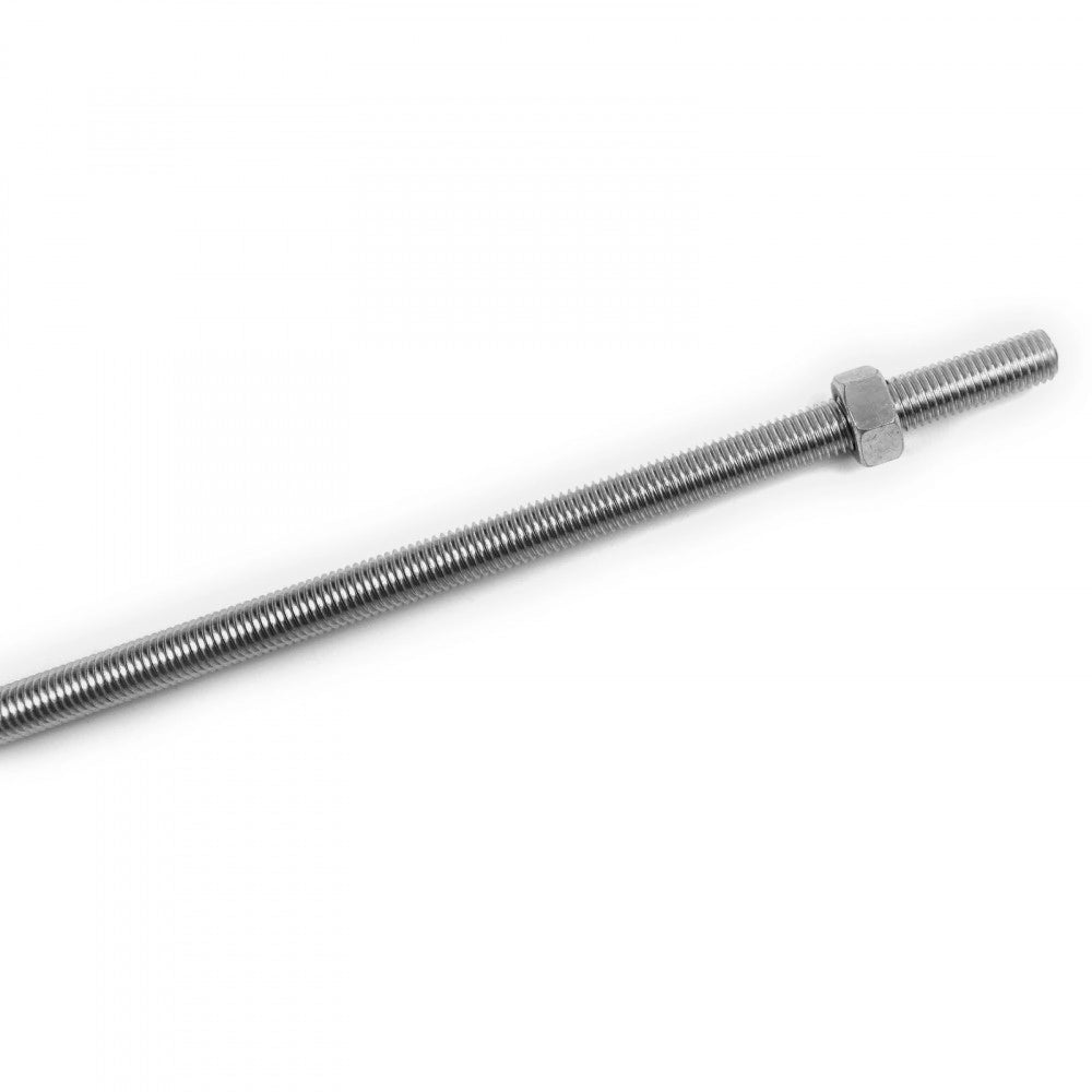 Barra asta filettata 14mm di acciaio zincato da 1mt classe di resistenza 4.8 passo grosso