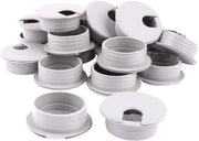 Coperchio per cavi a gomma 35mm grigio - 24 pezzi - accessori per ufficio