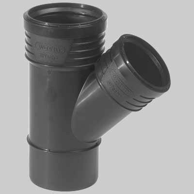 BRAGA FONOISOLANTE STEA RIDOTTA ANGOLAZIONE 45  °  125x110 ANG.45  °     WAVIN