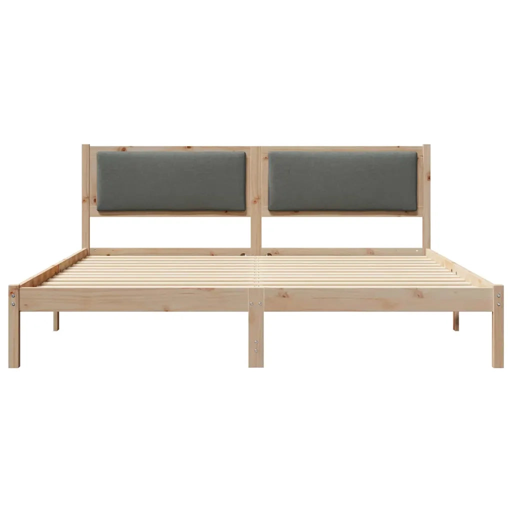 Struttura del letto Grigio scuro 180 x 200 cm Pino massello 878100