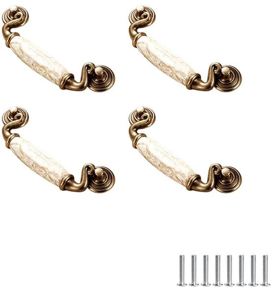 Maniglie Decorative per Mobili a Forma di Arco - 115mm