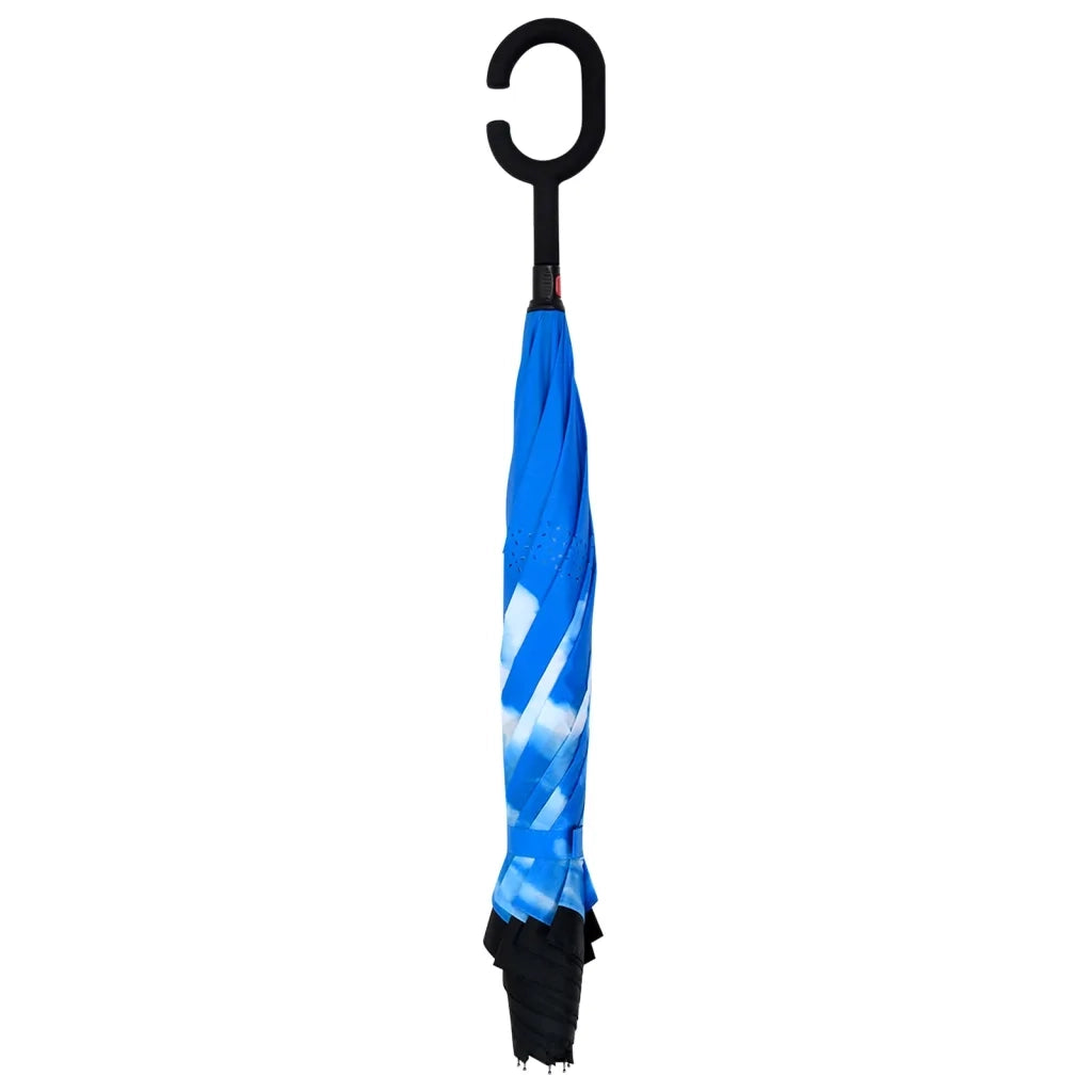 Ombrellone con Maniglia a C Nero 108 cm 149142