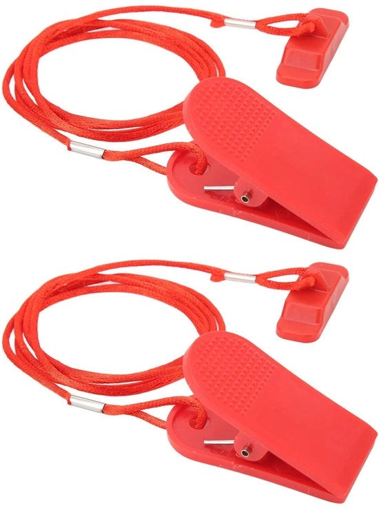 Chiave di sicurezza universale - 2 pezzi - Apparecchio di protezione automatico - Attrazione magnetica - Chiave di sicurezza con cinturino - Sicurezza contro cadute - Chiave con cinturino di sicurezza