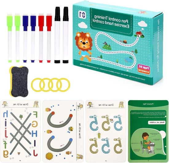 Workbook Intelligente per Bambini - Sviluppo della Memoria e Allenamento della Coordinazione Motrice - Libro di Gioco e Apprendimento per Giovani Esploratori