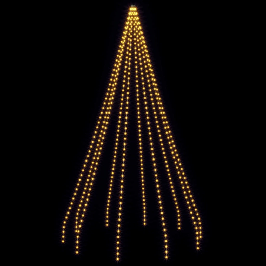 Ghirlande luminose per alberi di Natale 500 LED Bianco caldo 42054087