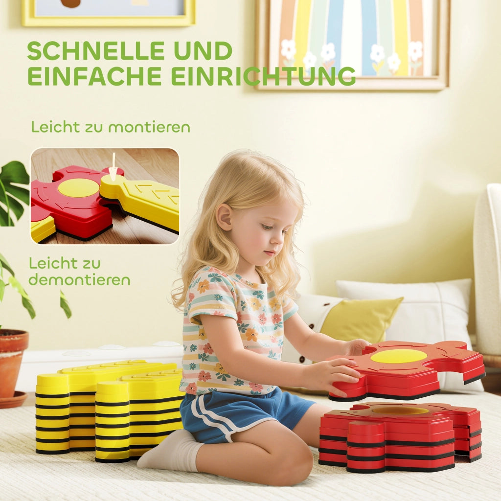 Set Gioco Equilibrio per Bambini ¨C Minimal ¨C Giallo e Rosso