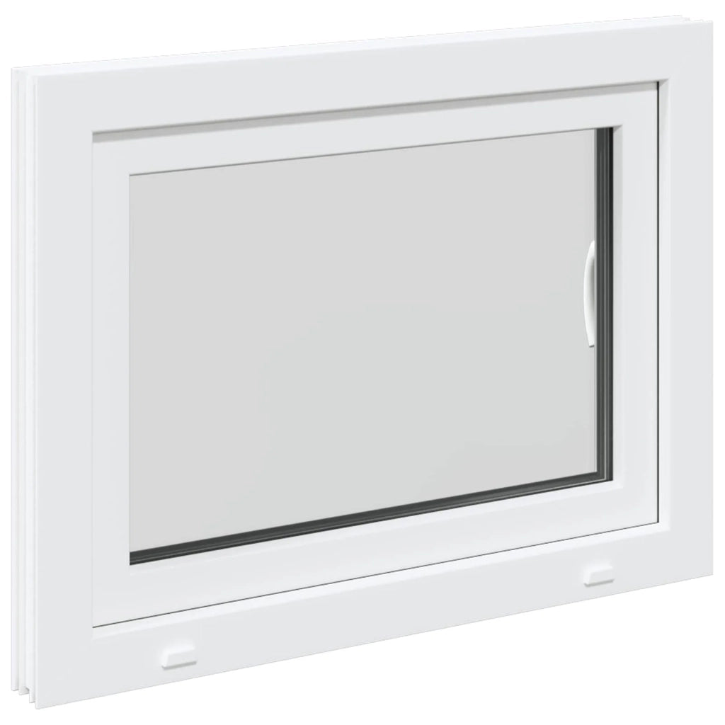 Finestra per Soffitta RISOR Bianco 80 x 50 cm PVC e Vetro 42047196