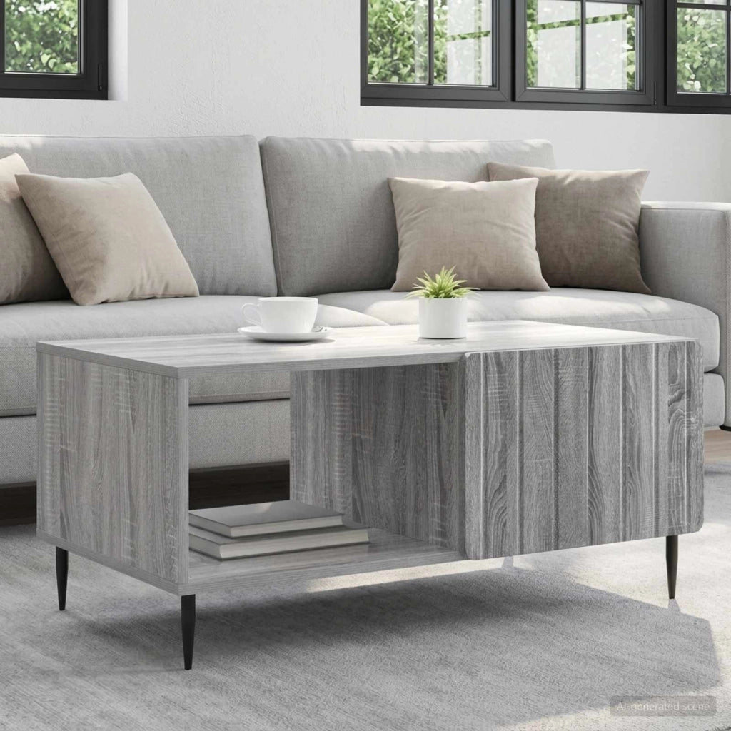 Tavolino da salotto Sonoma grigio 90 x 50 x 40 cm 894501
