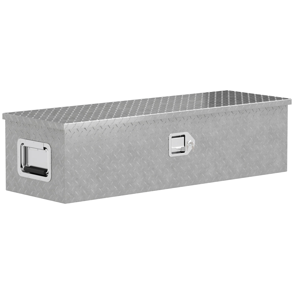 Cassetta portattrezzi in alluminio ¨C Xylo ¨C 99x33x25,5 cm argento