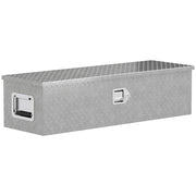 Cassetta portattrezzi in alluminio ¨C Xylo ¨C 99x33x25,5 cm argento