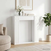 Cornice per camino Bianco 100 x 20 x 100 cm 8006615