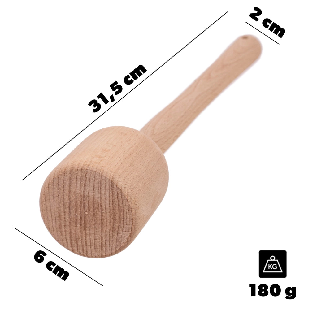 KADAX Schiaccia-crauti in legno per fermentazione, 31,5 cm