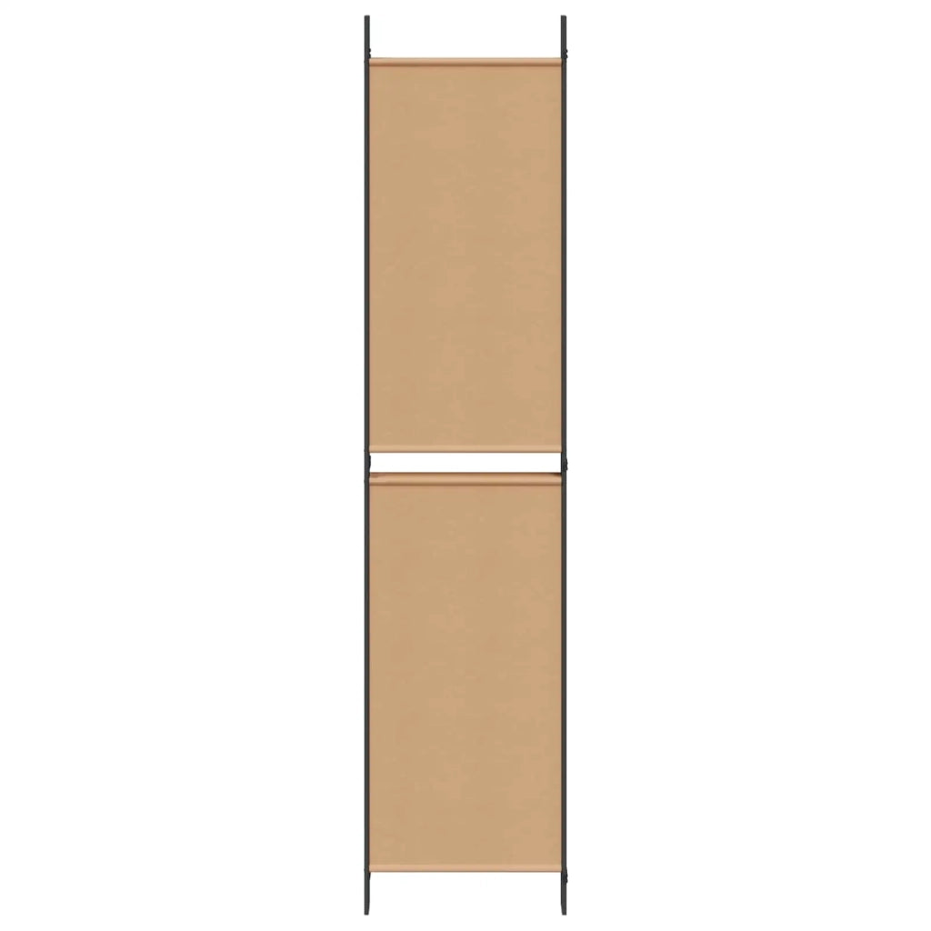 Divisorio Ambienti | Pannello Separatore a 5 Pannelli Beige 250 x 220 cm Tessuto