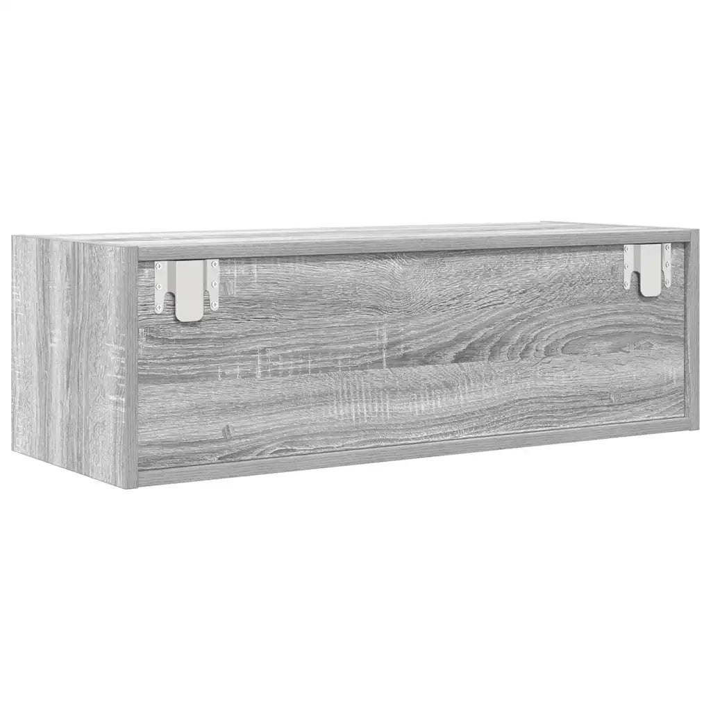 Mobile Porta TV Grigio Sonoma 80x31x25,5 cm Legno Multistrato 861464