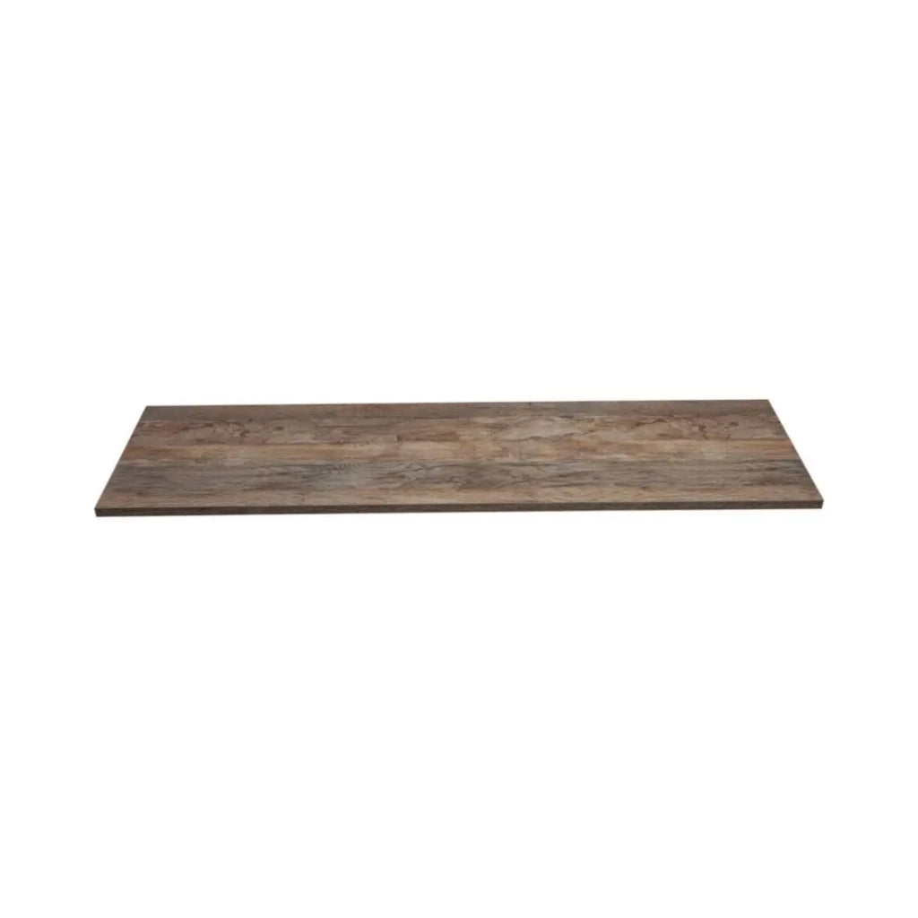 Piano lavabo VANTA rovere scuro 120 cm – Mensola da bagno