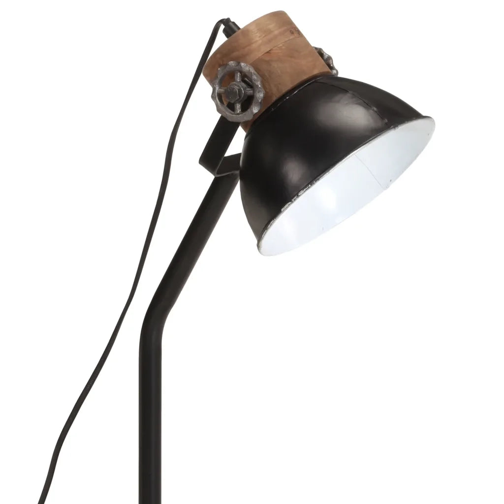 Lampada da scrivania industriale ergonomica 18 x 18 x 60 cm atmosfera accogliente in ferro nero 02_0047548