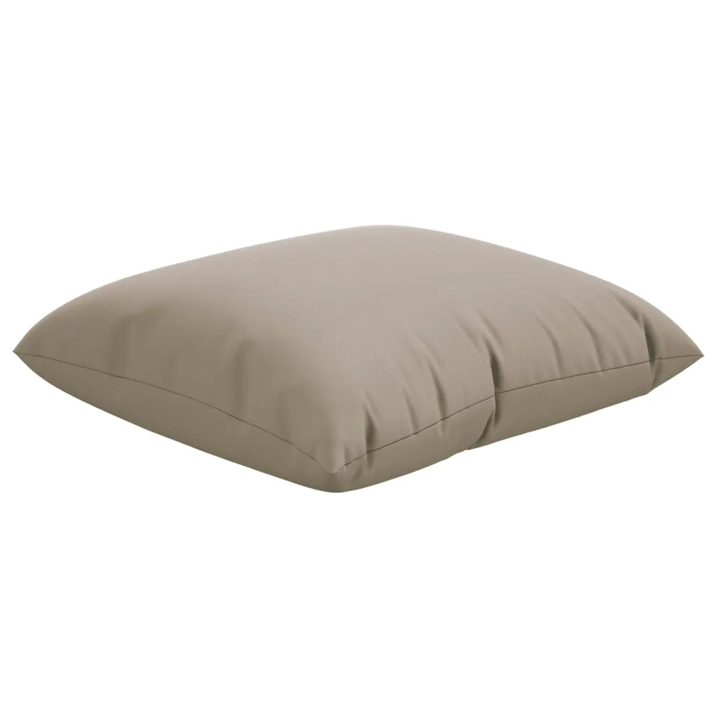 Cuscini per Divano 4 pz-Set di 4 Cuscini per Sofa Tortora 40x40 cm in Tessuto