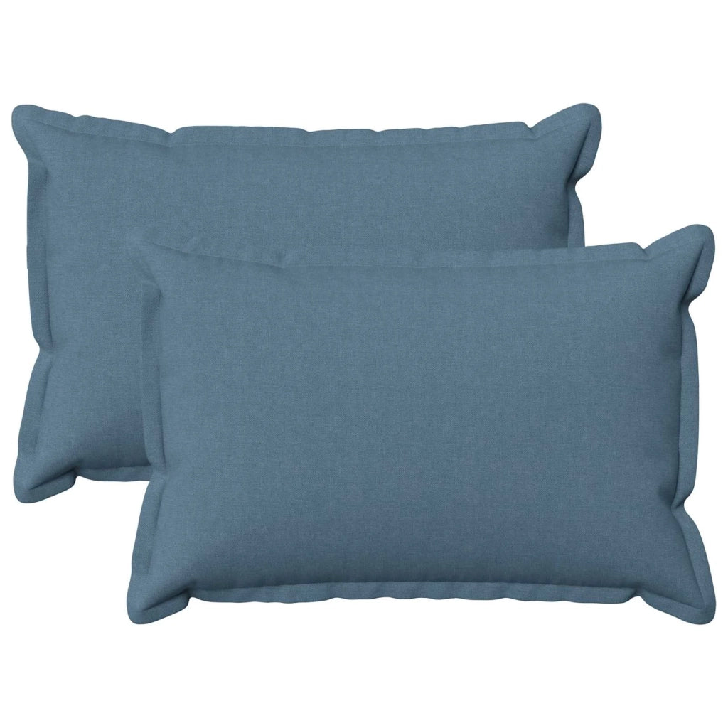 Cuscino con cuscino HOUTEN 2 pz Blu jeans Lino 935499