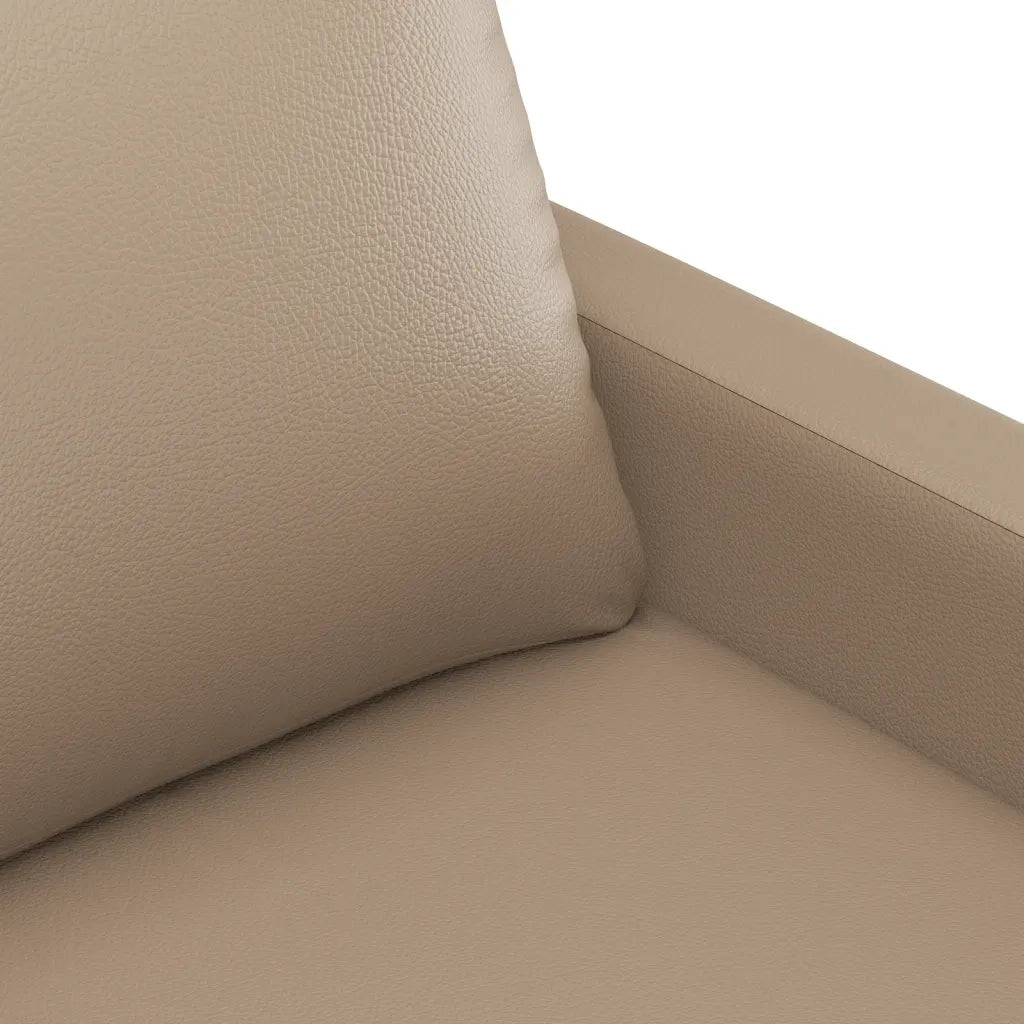 Set di Divani 3 pz con Cuscini cappuccino in Similpelle 3201402