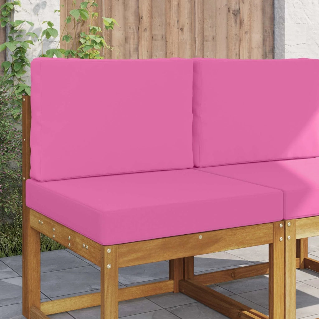 Cuscino per divano da esterno 2 pcs Rosa Poliestere 900725
