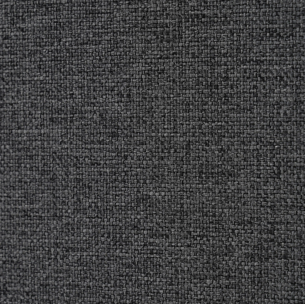 Letto imbottito 140x200 cm con materasso, 4 cassetti e USB in lino grigio