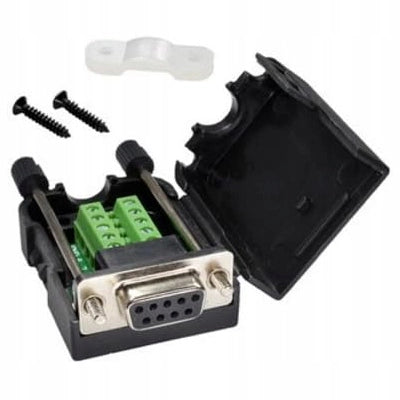 Connettore D-SUB 9 Pin – Blocco Terminale ARK Senza Saldatura | Montaggio Facile | Elettronica, Automazione, Industria