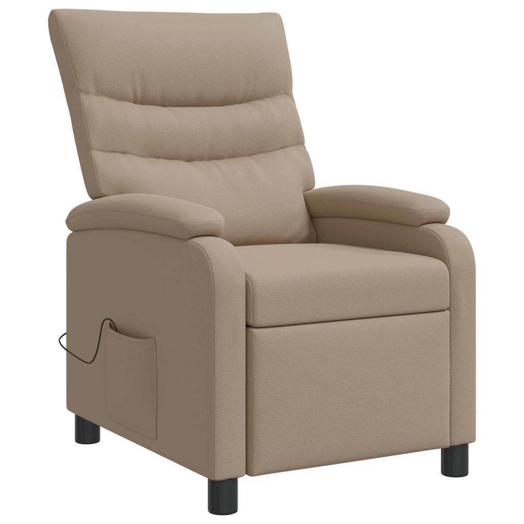 Poltrona Massaggiante Cappuccino Similpelle 42034907