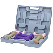Set Manubri in Acciaio, 6 Pezzi: 2x1kg, 2x2kg, 2x3kg